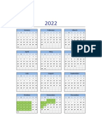 Calendario 2022