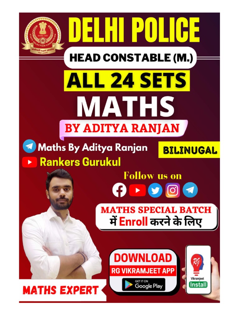 Aditya Ranjan's Maths Success Guide | PDF