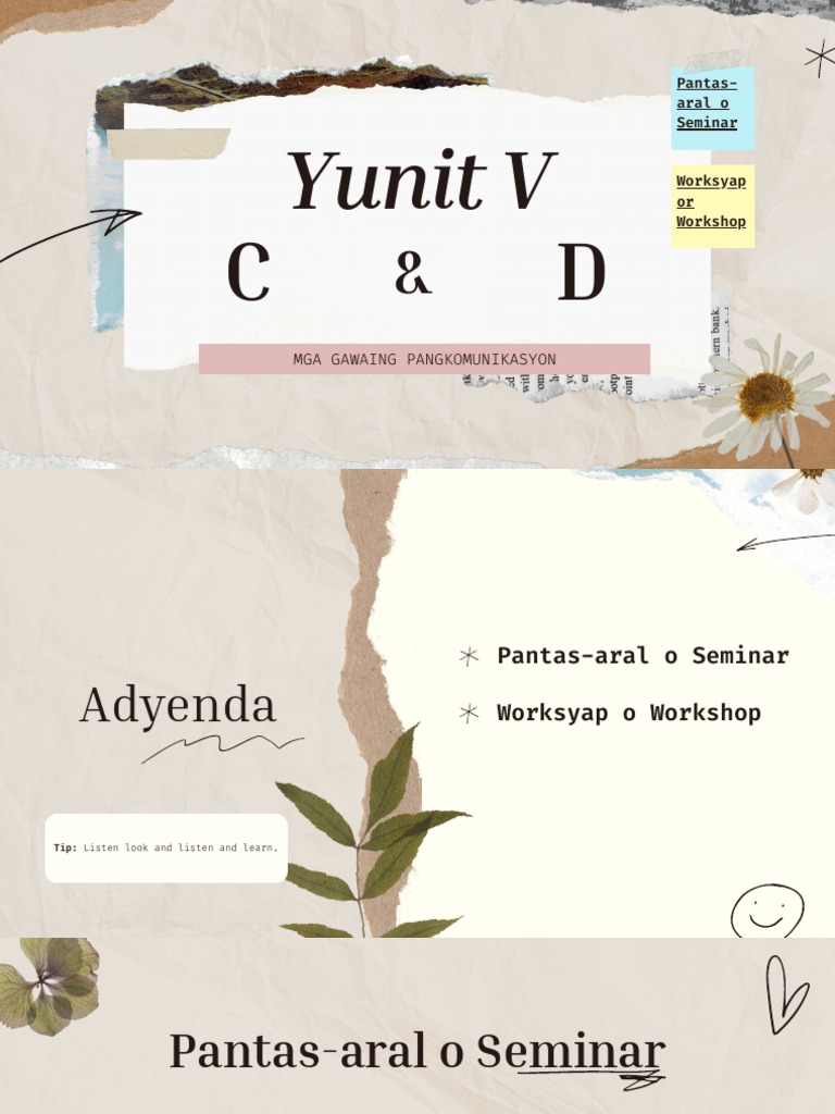 Seminar At Workshop Pdf