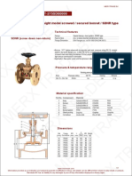 Globe Valve Technical Spec Sheet