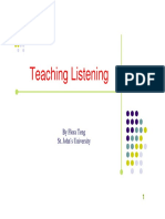 Teaching Listening