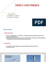 Wind Energy and Torque Updated