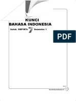 Kunci Bahasa Indonesia 7A