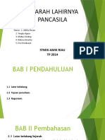 Sejarah Lahirnya Pancasila