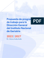 Propuesta - Programa.Trabajo - INGER - Arturo Avila.2022-2027