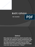 Batu Ginjal