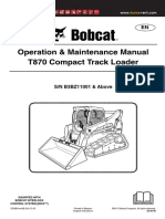 Operation & Maintenance Manual T870 Compact Track Loader: S/N B3BZ11001 & Above