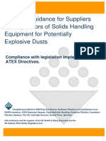 Practical Guidance For Suppliers and Operator of Solids Handling Equipment For Potentially Explosive Dusts