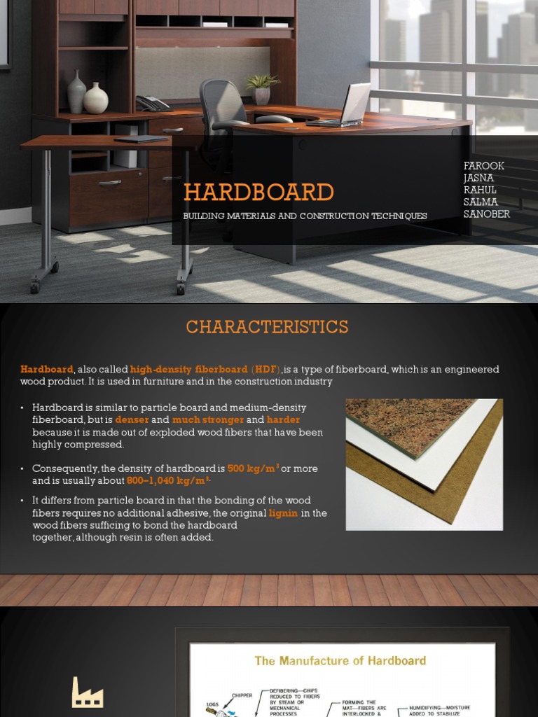 BMC Assignment S5 (HARDBOARD&GLULAM) PDF Wood Adhesive