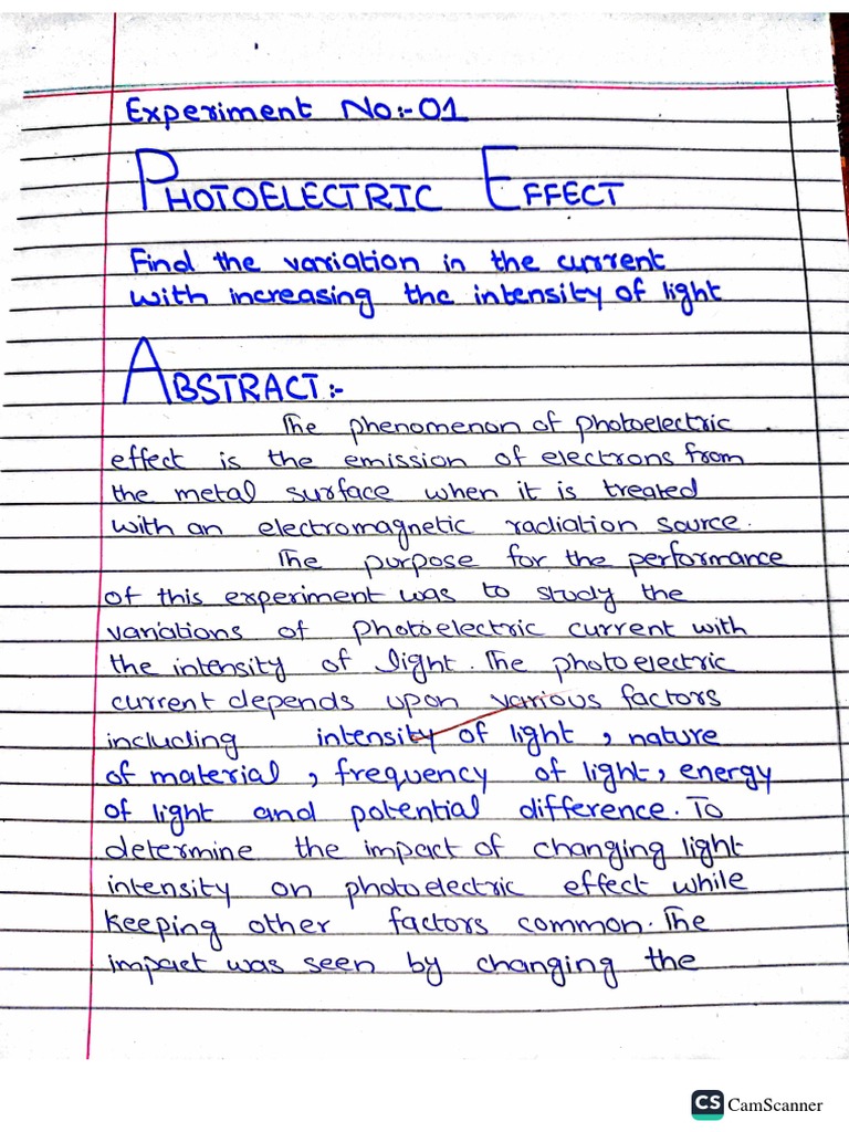 Photoelectric Effect | PDF