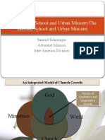 The Sabbath School and Urban Ministry Model