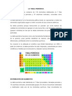 LA TABLA PERIÓDICA