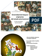 Diversidad de Lengua Originaria en Bolivia