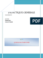 QCM didactique generale