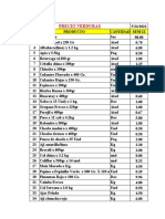 Precios Actuales Finales