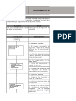 Procedimiento inspecciones seguridad