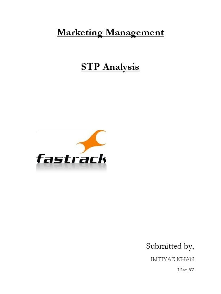 Fastrack STP PDF Brand Marketing