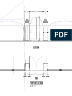 Front Gate Elevation and Plan Details