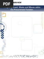 Download Mitigating fraud waste and misuse in the procurement process by Multi Service  SN61553836 doc pdf