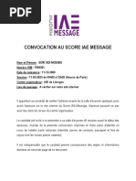 Annales Officielles Score IAE-Message 2023 | PDF