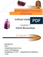 Chapter 6 - NLP Morphology - 2