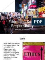 Ethics and Social Responsibility: Principles of Marketing