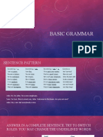 Basic Grammar 1-5