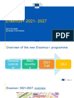 General Presentation of Erasmus 2021 2027