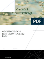 Odontogenic and Non Odontogenic Pain