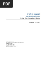 SJ-20111107090012-008 ZXR10 M6000 (V1.00.60) Carrier-Class Router Initial Configuration Guide