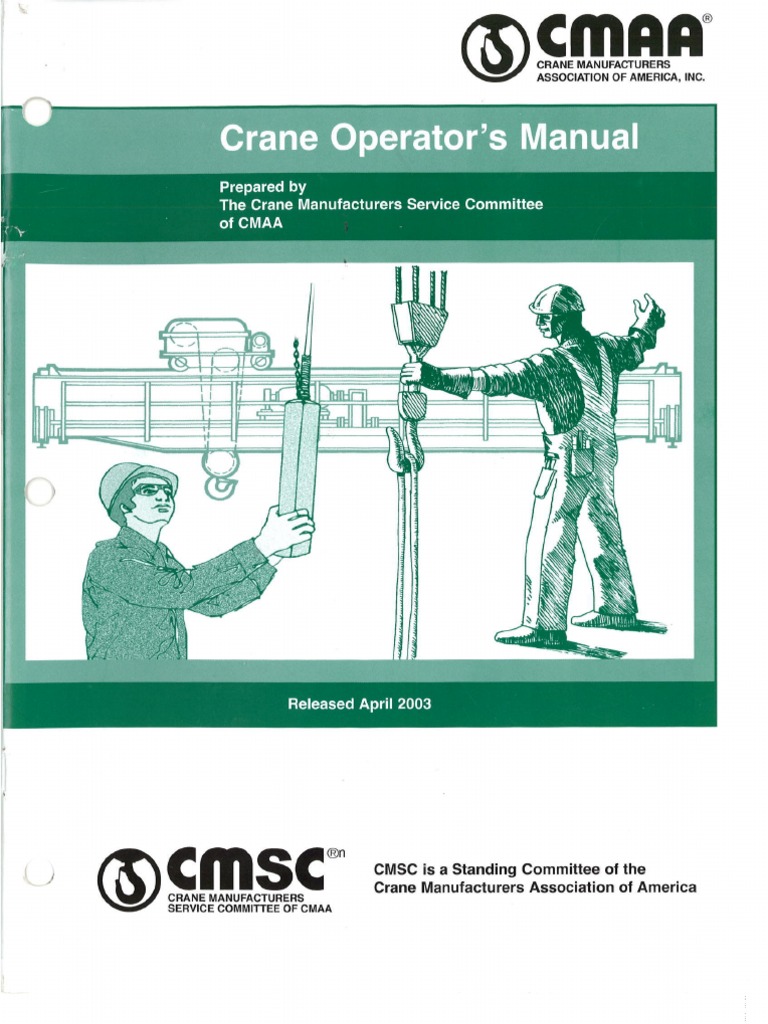 Crane Operators Manual