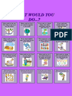 What Would You Do Speaking Cards Conversation Topics Dialogs Flashcards Fun Activit - 82303