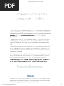 Stanford Language Guide