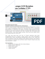 Membuat Lampu LED Berjalan Menggunakan Arduino UNO