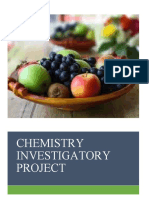 Chemistry Investigatory Project