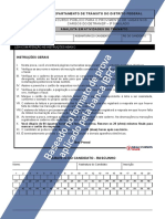 Detran Df 3 Simulado Analista Em Atividades de Transito Pos Edital Cod 17112022361 Folha de Respostas
