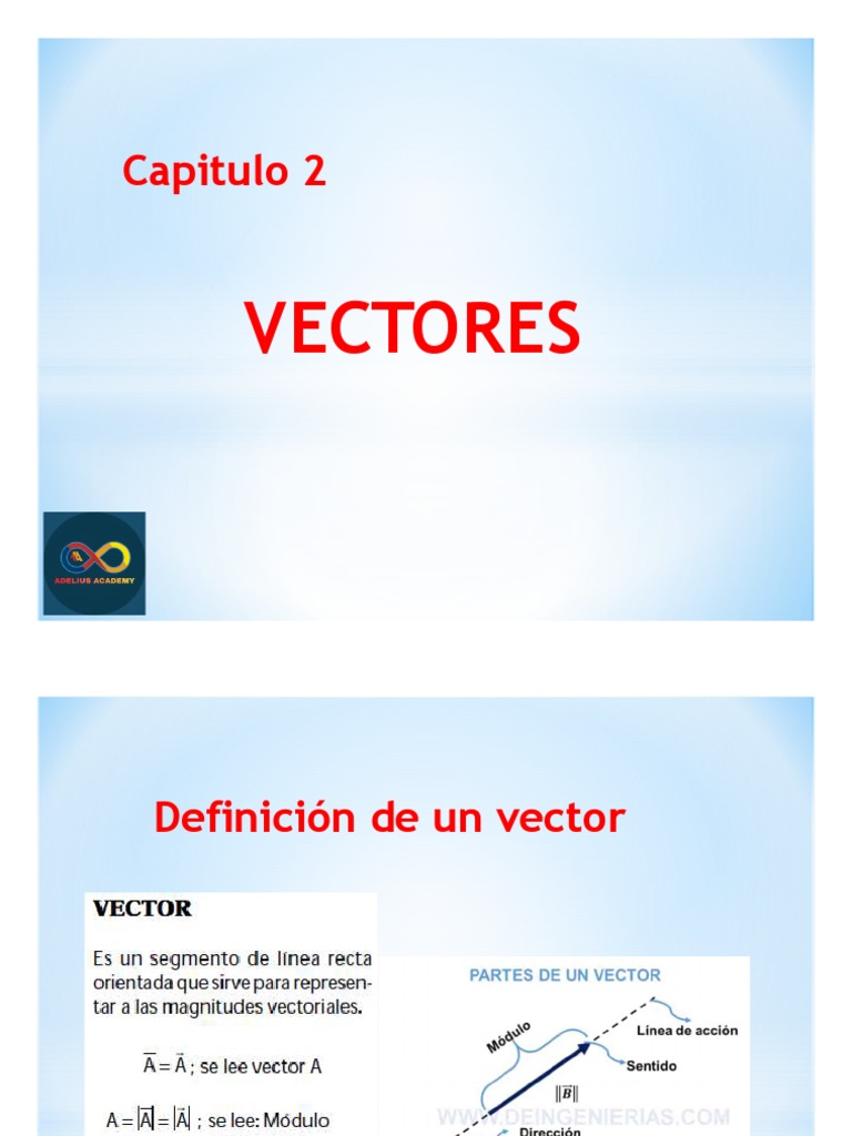 Vectores Teoria | PDF