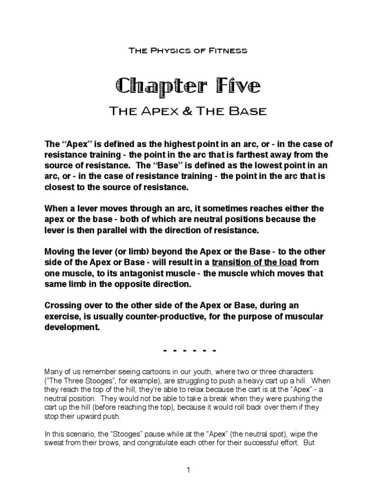 5 - The Apex & The Base | PDF | Arm | Elbow