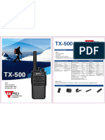 TX-500 Brochure