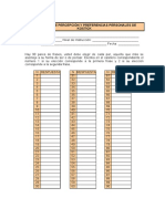 Hoja de Calificación Del Kostick