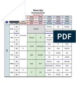 IX BM Virtual Class Routine