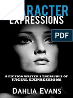 Character Expressions A Fiction Writers Thesaurus of Facial Expressions by Dahlia Evans (Evans, Dahlia)