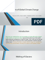 Effects of Global Climate Change