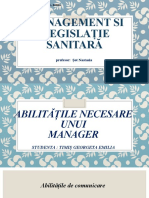 Abilitățile Necesare Unui Manager - Timiș Georgeta Emilia