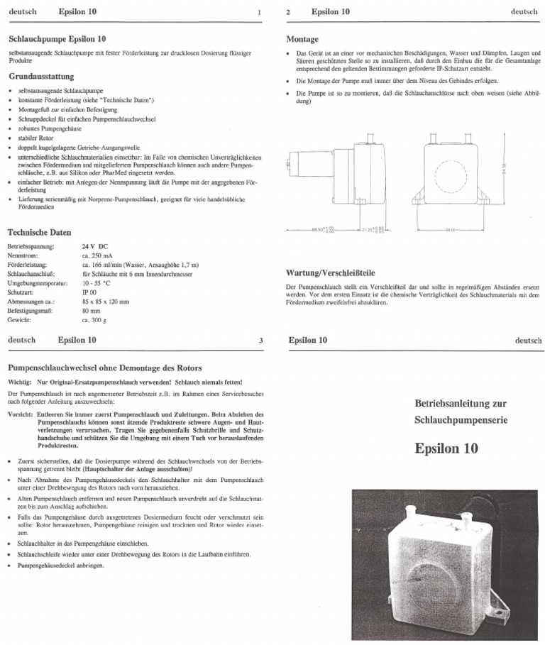 dosing pump PDF