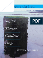La Poésie Du Lieu Segalen, Thoreau, Guillevic, Ponge (Chiasma 20) (Steven Winspur) (Z-lib.org)