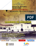 Caderno de Resumos Do V SimpÓsio de HistÓria Do MaranhÃo Oitocentista