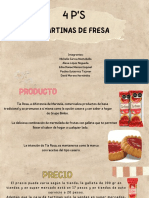 Tartinas de Fresa