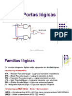 Portas Lógicas TTL e CMOS