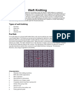 Weft Knitting Methods Explained